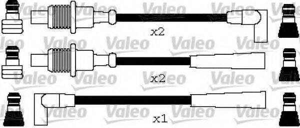 VALEO 346649 Комплект дротів запалювання