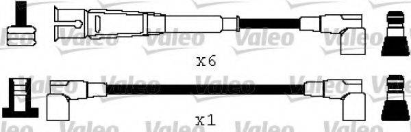 VALEO 346567 Комплект дротів запалювання