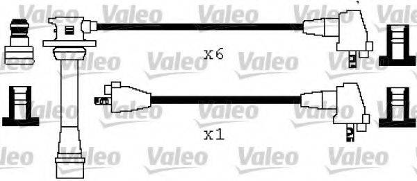 VALEO 346448 Комплект дротів запалювання