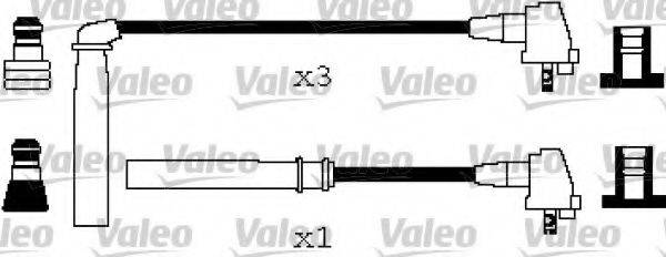 VALEO 346198 Комплект дротів запалювання