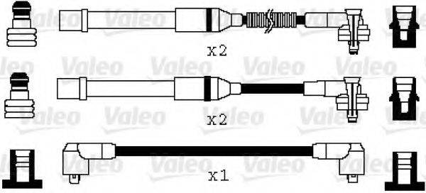 VALEO 346087 Комплект дротів запалювання