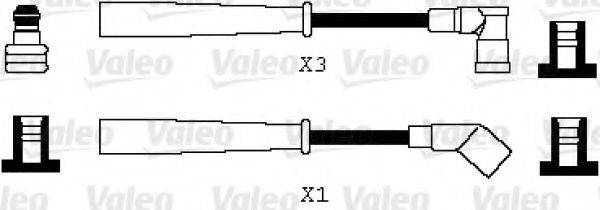 VALEO 346066 Комплект дротів запалювання