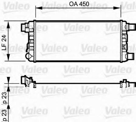 VALEO 730309 Радіатор, охолодження двигуна