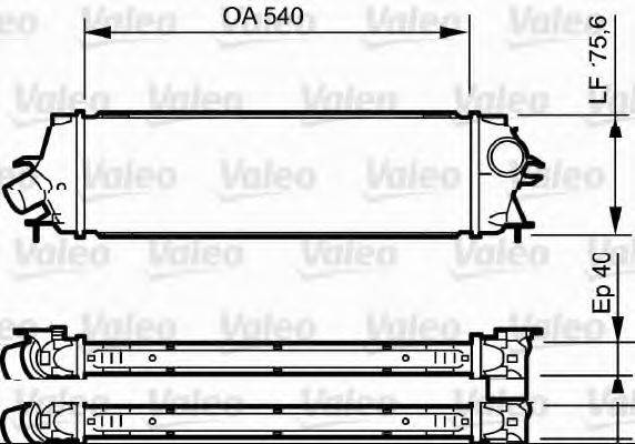 VALEO 818771 Інтеркулер