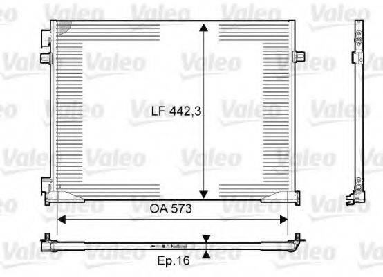 VALEO 814172 Конденсатор, кондиціонер