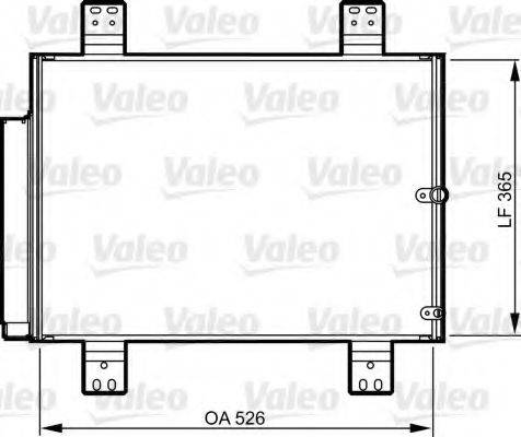 VALEO 814206 Конденсатор, кондиціонер