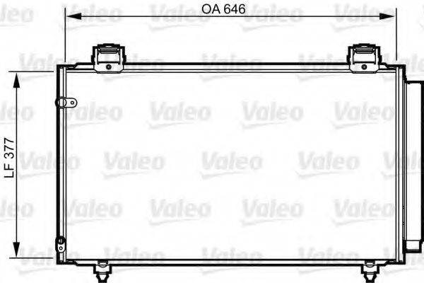 VALEO 814210 Конденсатор, кондиціонер