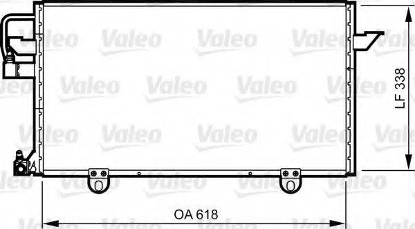 VALEO 814286 Конденсатор, кондиціонер