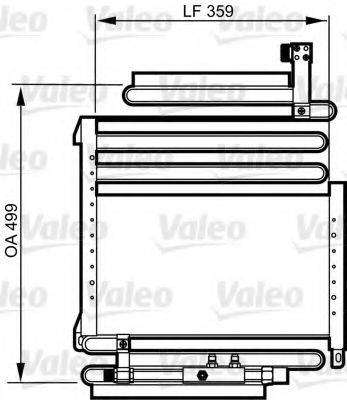 VALEO 814288 Конденсатор, кондиціонер