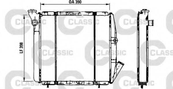 VALEO 310851 Радіатор, охолодження двигуна