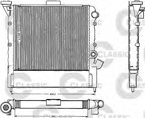 VALEO 383852 Радіатор, охолодження двигуна