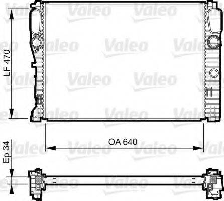 VALEO 735382 Радіатор, охолодження двигуна