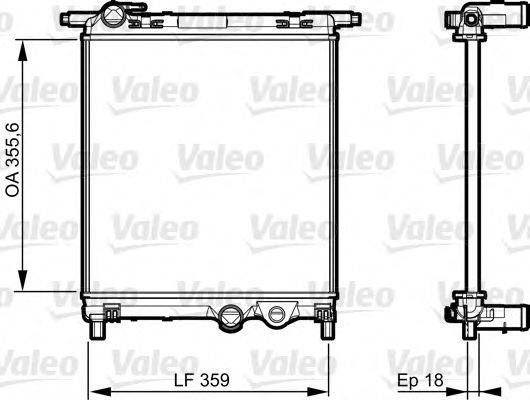 VALEO 735469 Радіатор, охолодження двигуна