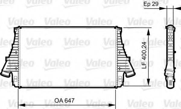 VALEO 818817 Інтеркулер