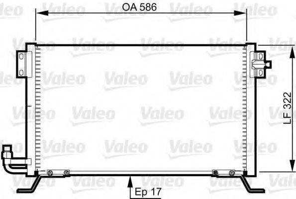 VALEO 818989 Конденсатор, кондиціонер