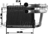 VALEO 812434 Теплообмінник, опалення салону