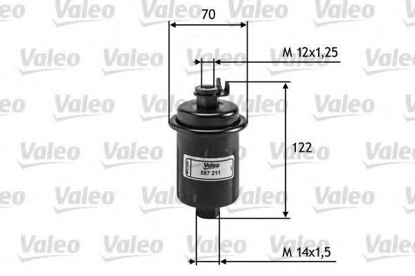 VALEO 587211 Паливний фільтр