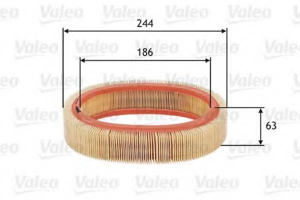 VALEO 585606 Повітряний фільтр