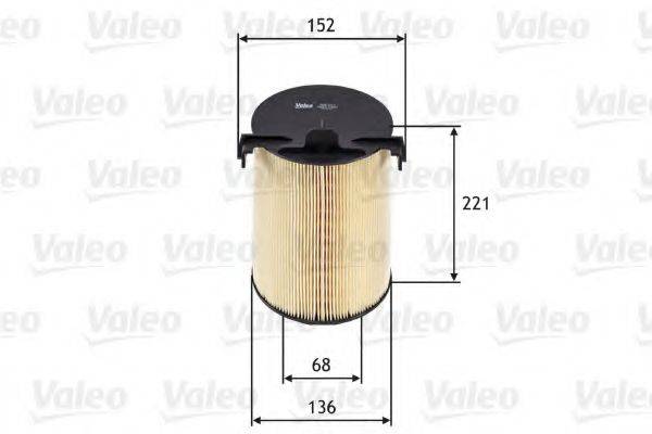 VALEO 585652 Повітряний фільтр