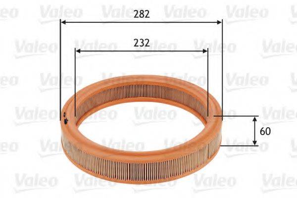 VALEO 585746 Повітряний фільтр