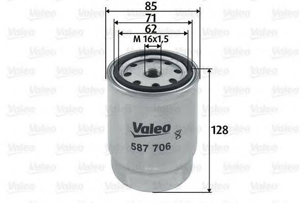 VALEO 587706 Паливний фільтр