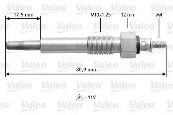 VALEO 345160 Свічка розжарювання