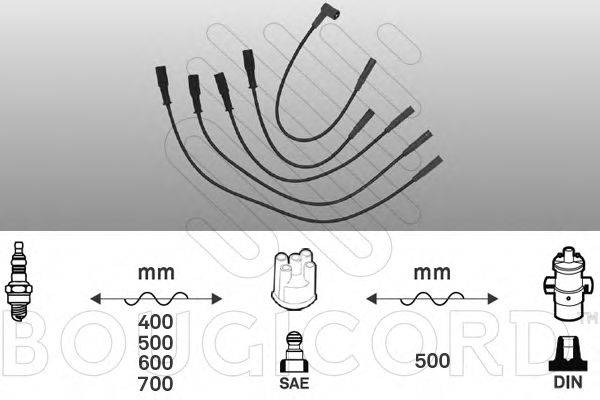 BOUGICORD 4081 Комплект дротів запалювання