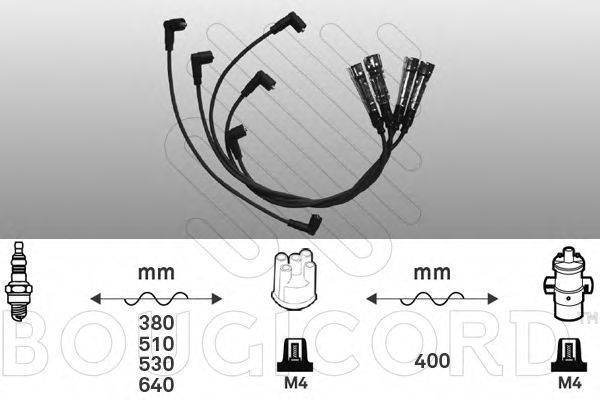 BOUGICORD 9436 Комплект дротів запалювання