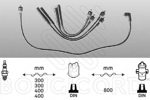 BOUGICORD 7137 Комплект дротів запалювання