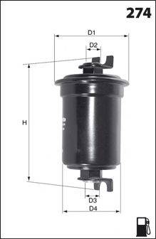 MECAFILTER ELE6077 Паливний фільтр