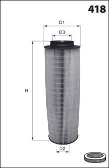 MECAFILTER EL9339 Повітряний фільтр