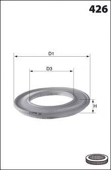 MECAFILTER EL3181 Повітряний фільтр