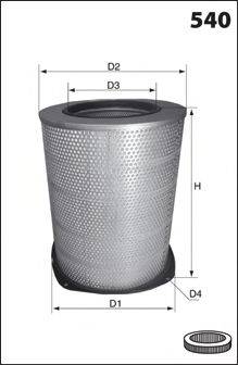 MECAFILTER FA3195 Повітряний фільтр