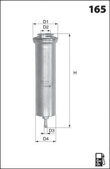 MECAFILTER ELG5461 Паливний фільтр