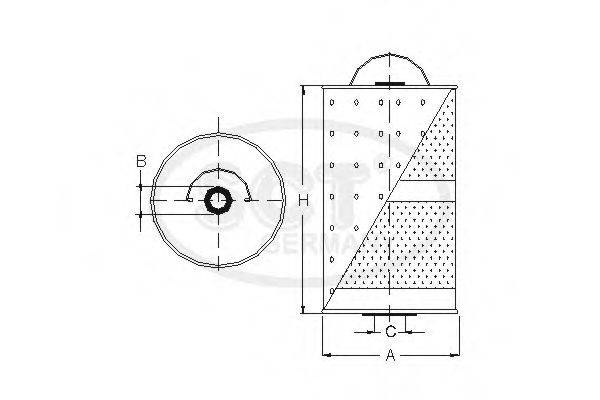 SCT GERMANY SF506 Масляний фільтр