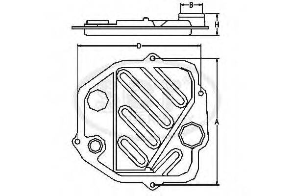 SCT GERMANY SG1067 Гідрофільтр, автоматична коробка передач