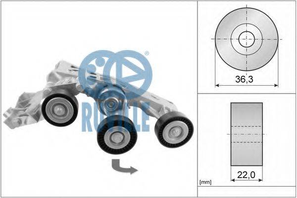 RUVILLE 55183 Натягувач ременя, клинового зубча