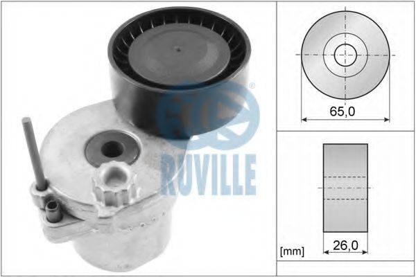 RUVILLE 55166 Натяжна планка, полікліновий ремінь