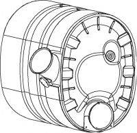 DINEX 80399 Середній глушник вихлопних газів