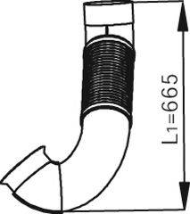 DINEX 54195 Труба вихлопного газу