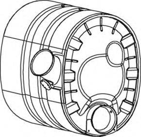 DINEX 80393 Глушник вихлопних газів кінцевий