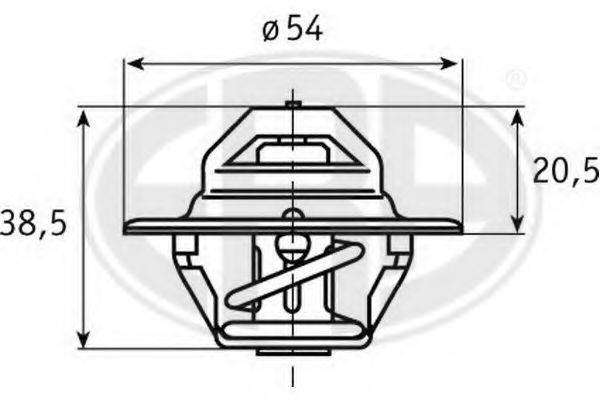 ERA 350035 Термостат, охолоджуюча рідина