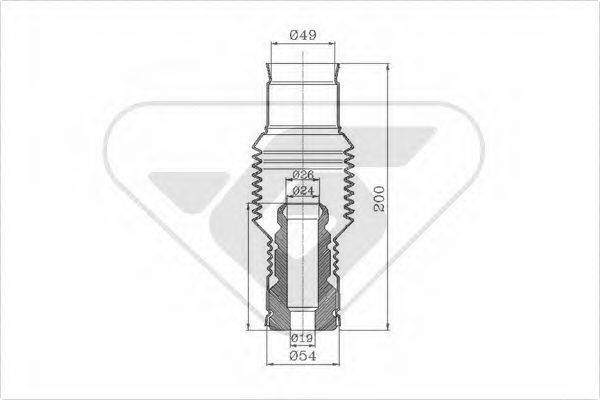 HUTCHINSON KP033 Пилозахисний комплект, амортизатор