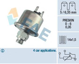 FAE 14910 Датчик, тиск олії