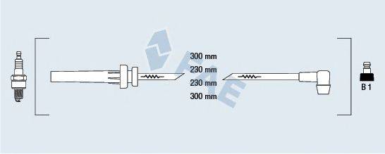 FAE 83982 Комплект дротів запалювання