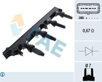 FAE 80278 Котушка запалювання