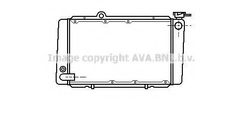 AVA QUALITY COOLING AL2002 Радіатор, охолодження двигуна