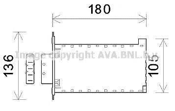 AVA QUALITY COOLING AL6141 Теплообмінник, опалення салону