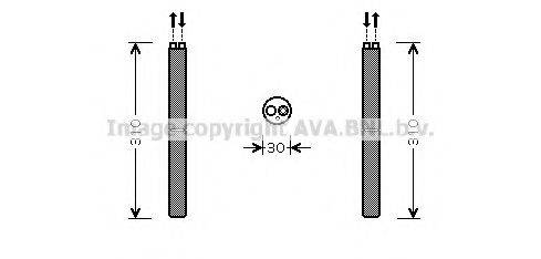 AVA QUALITY COOLING ALD098 Осушувач, кондиціонер