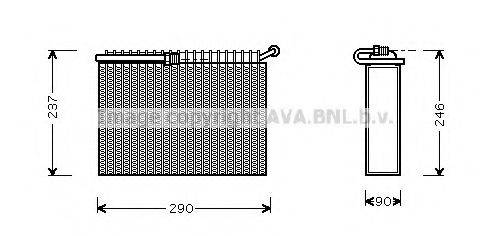 AVA QUALITY COOLING ALV022 Випарник, кондиціонер